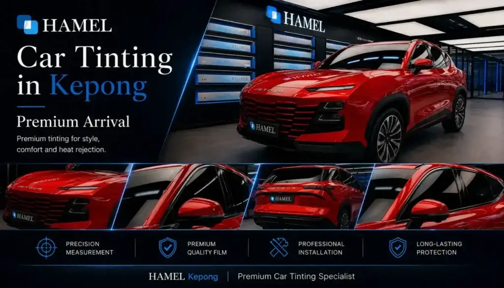 Premium Naturechromic window tint at HAMEL Kepong