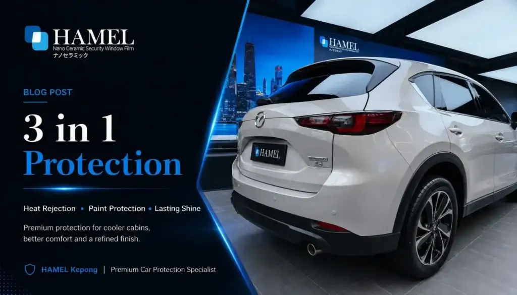 9H Glass Coating and premium car protection at HAMEL Kepong
