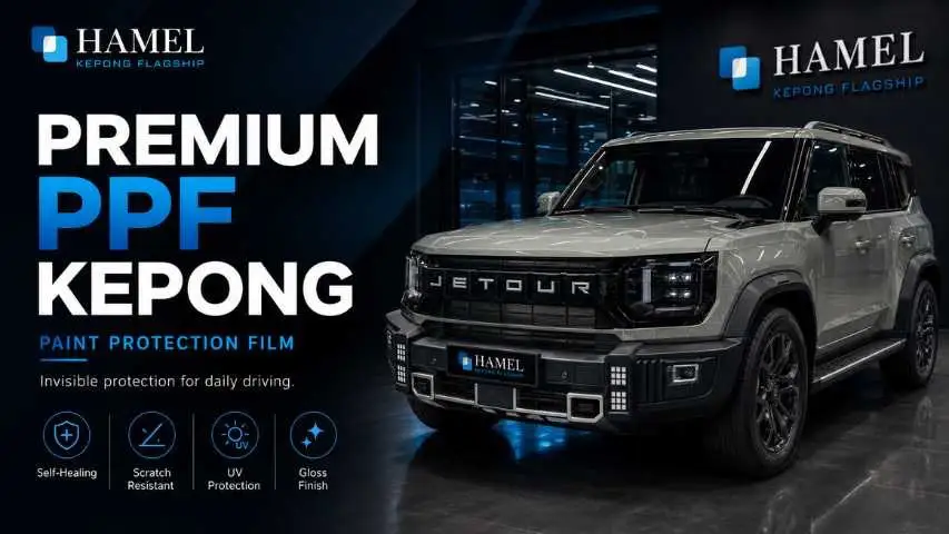 Premium TPU Paint Protection Film service at HAMEL Kepong
