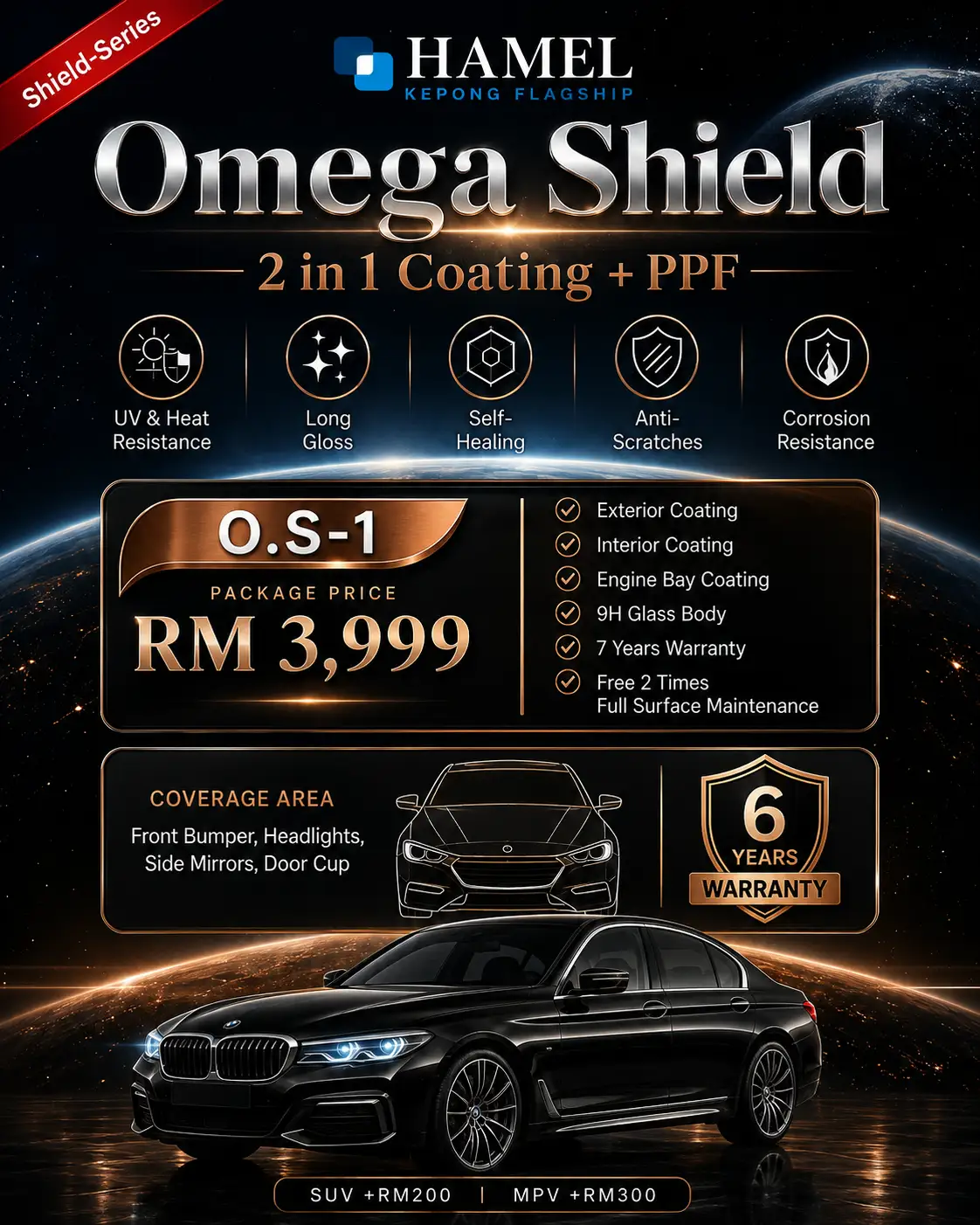 HAMEL Omega Shield O.S-1 package