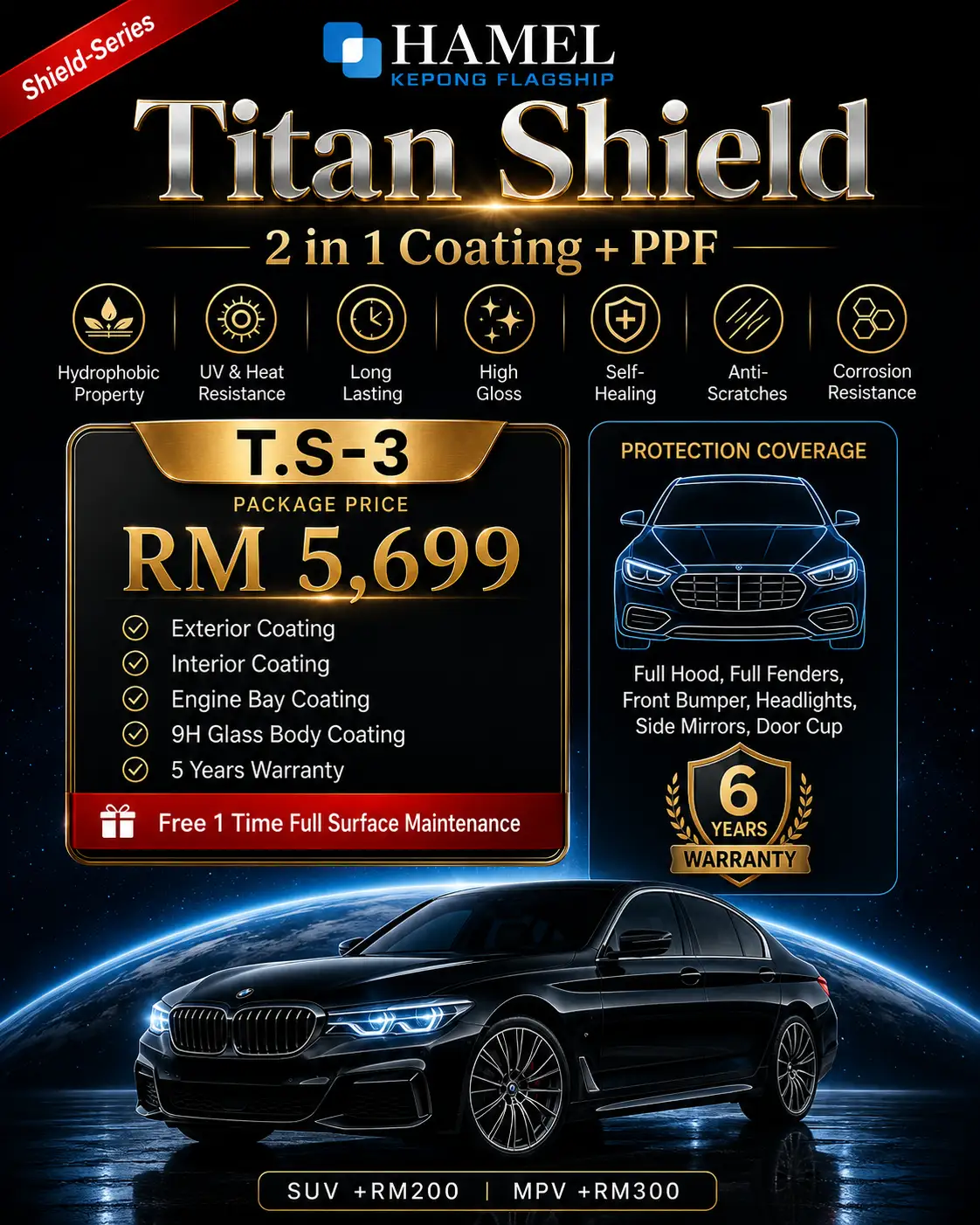 HAMEL Titan Shield T.S-3 package