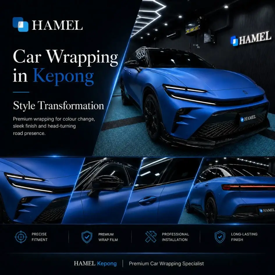 Why Choose Premium Car Wrapping at HAMEL Kepong